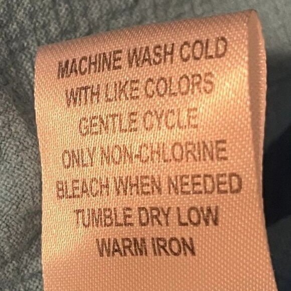 The Tog Shop Light Blue 100% Cotton Patio Dress with Two Pockets Size M - Picture 6 of 6